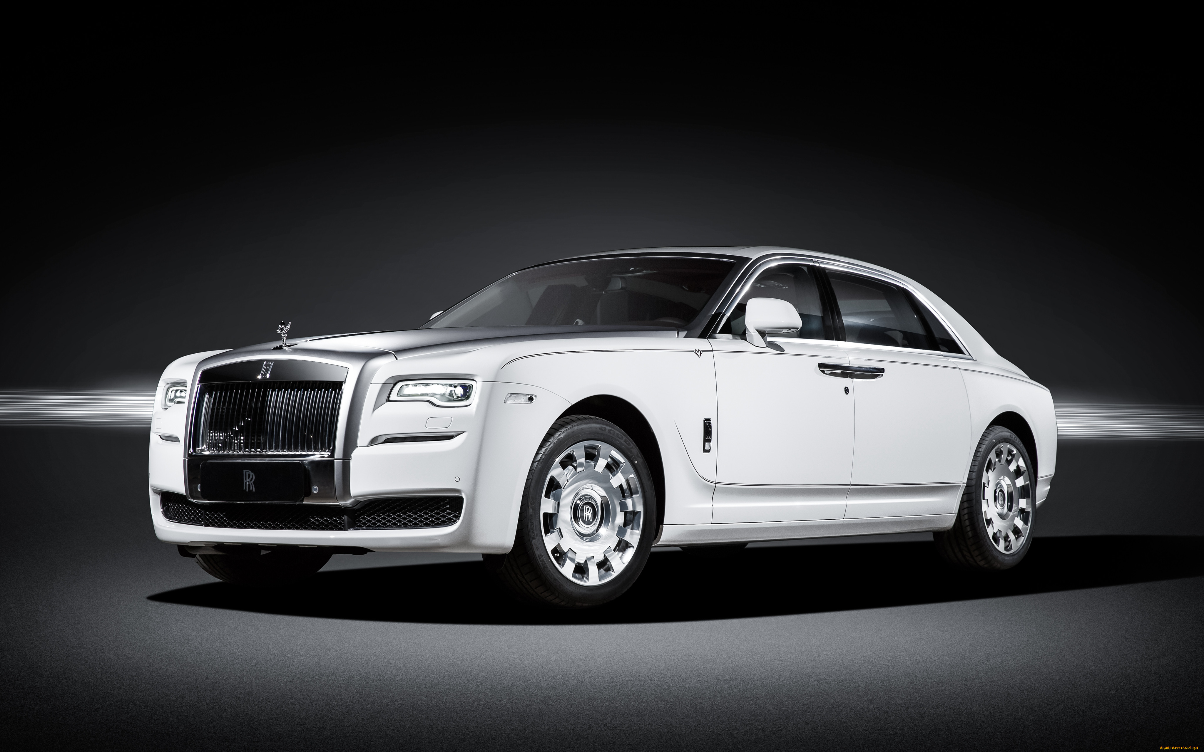 Обои Автомобили Rolls-Royce, обои для рабочего стола, фотографии  автомобили, rolls-royce, 2016г, eternal, love, ghost Обои для рабочего  стола, скачать обои картинки заставки на рабочий стол.